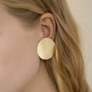 Gold Color Geometric Earrings